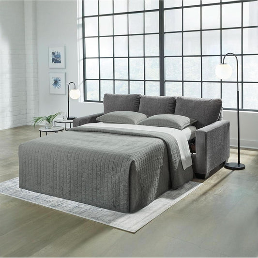 Queen Memory Foam Convertible Sofa Sleeper Charcoal