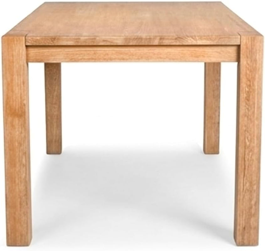 Antique Natural Oak Transitional Rectangular Dining Table