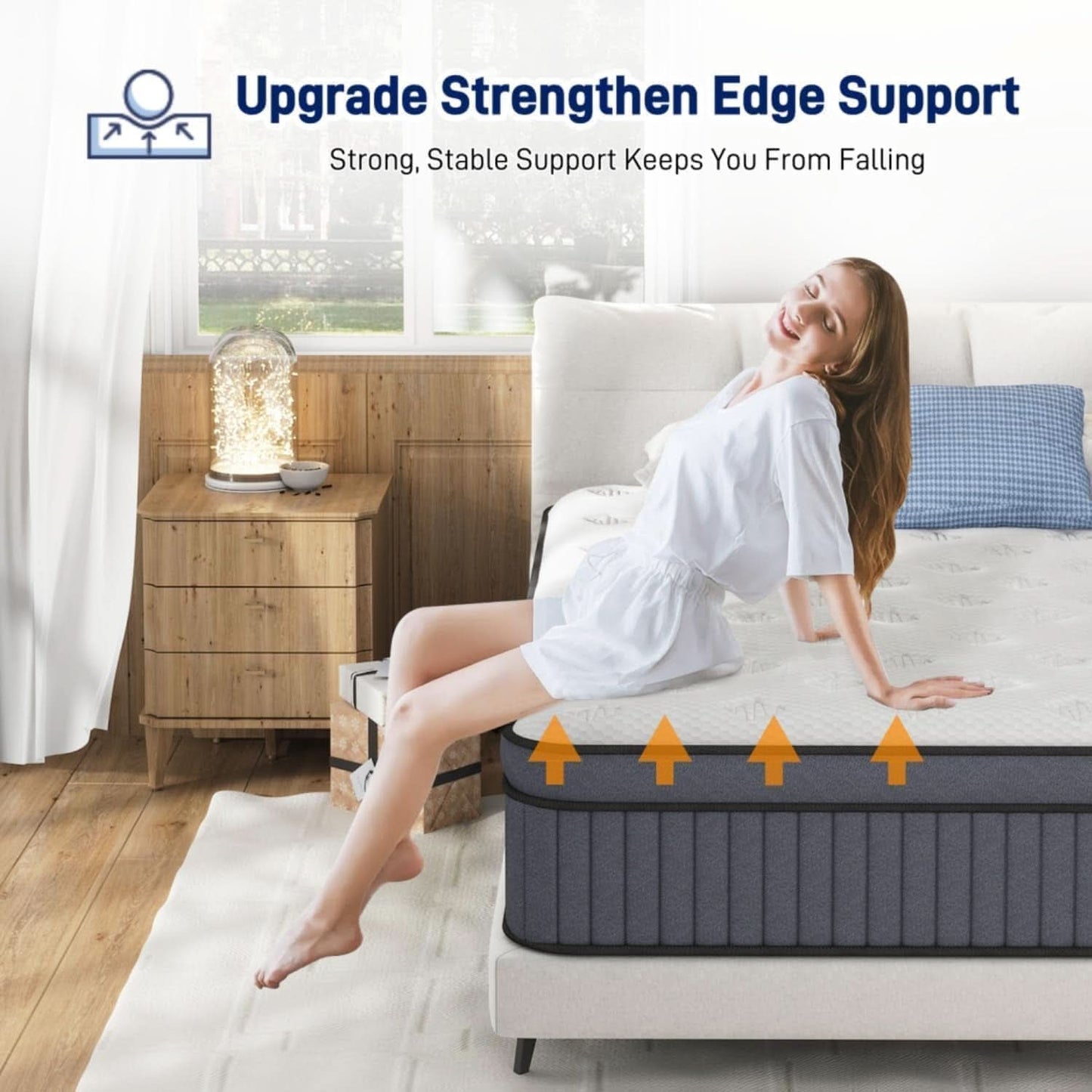 12 Inch Hybrid Memory Foam Pocket Spring Support Mattress-4