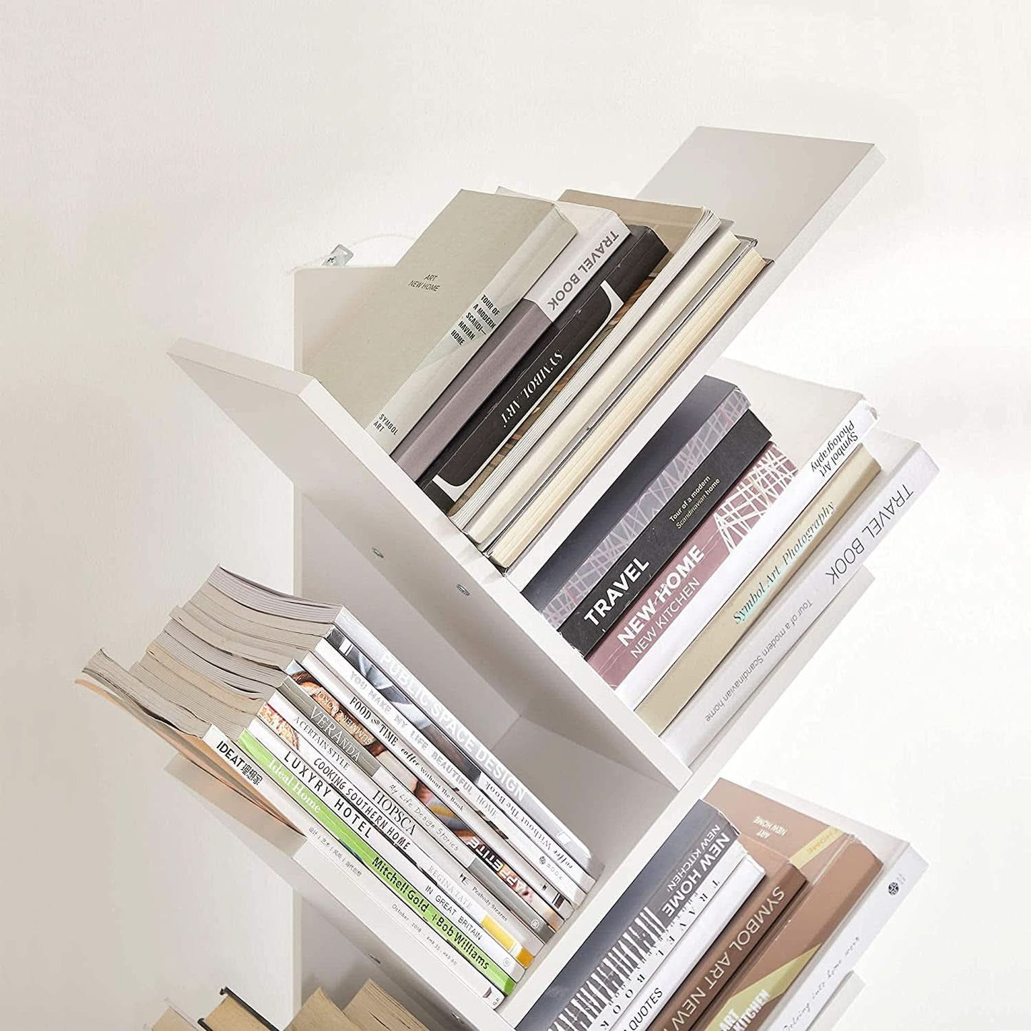 Tree Branch Bookshelf 8 Tier For Small Spaces Home Office-4