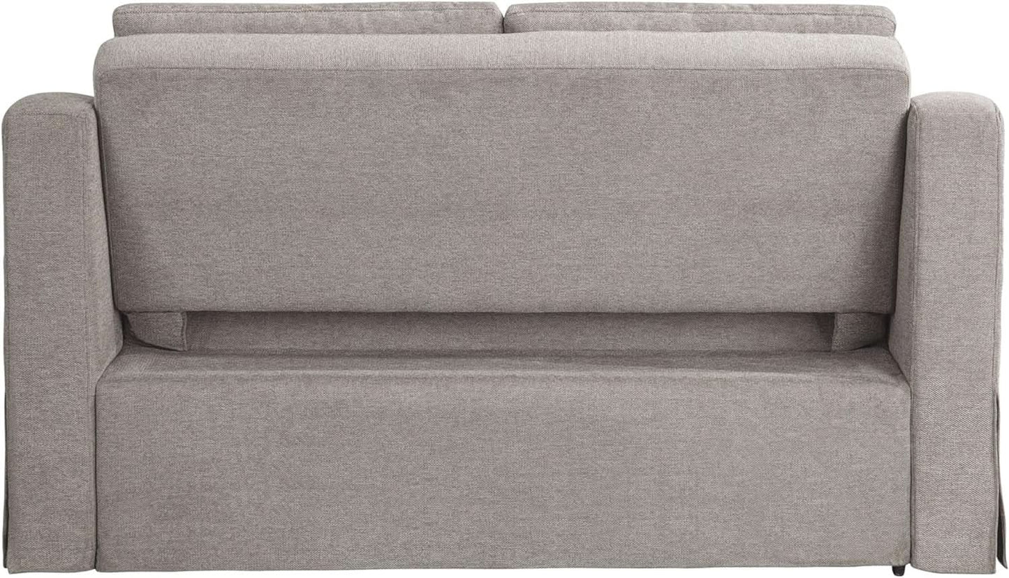 Full Size Slipcovered Convertible Sleeper Sofa Comfortably