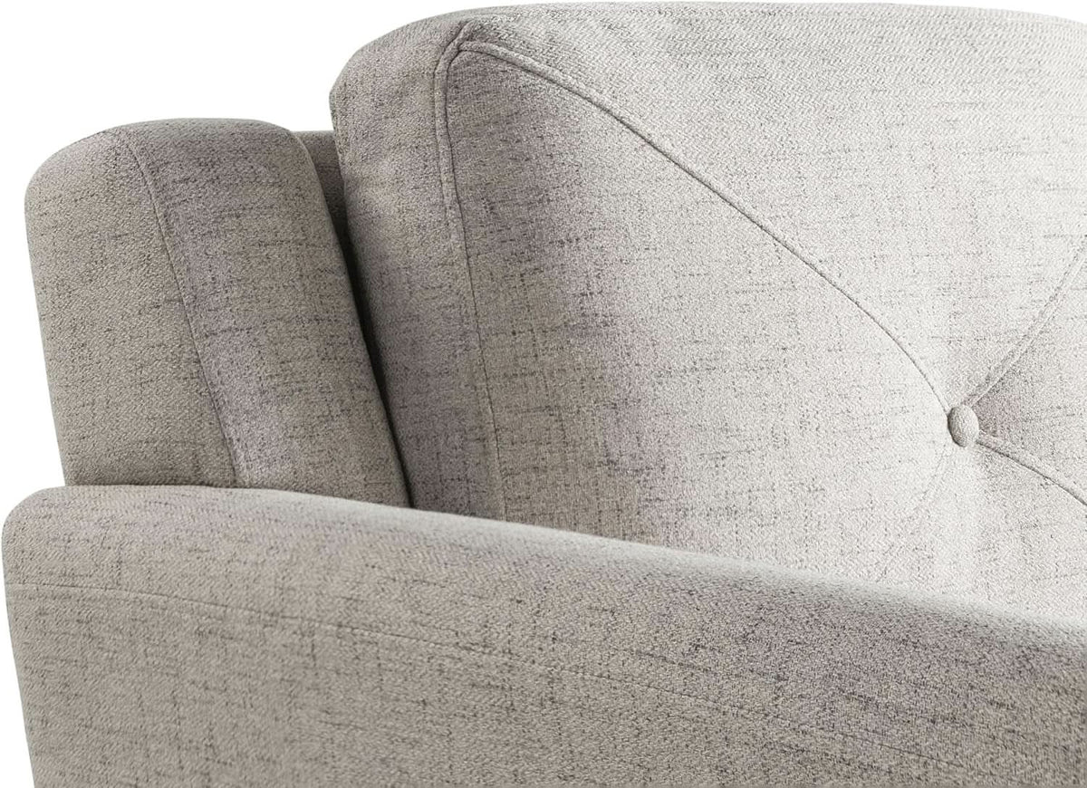 Harrington Sofa Beige With Curved Arms For Living Room-4