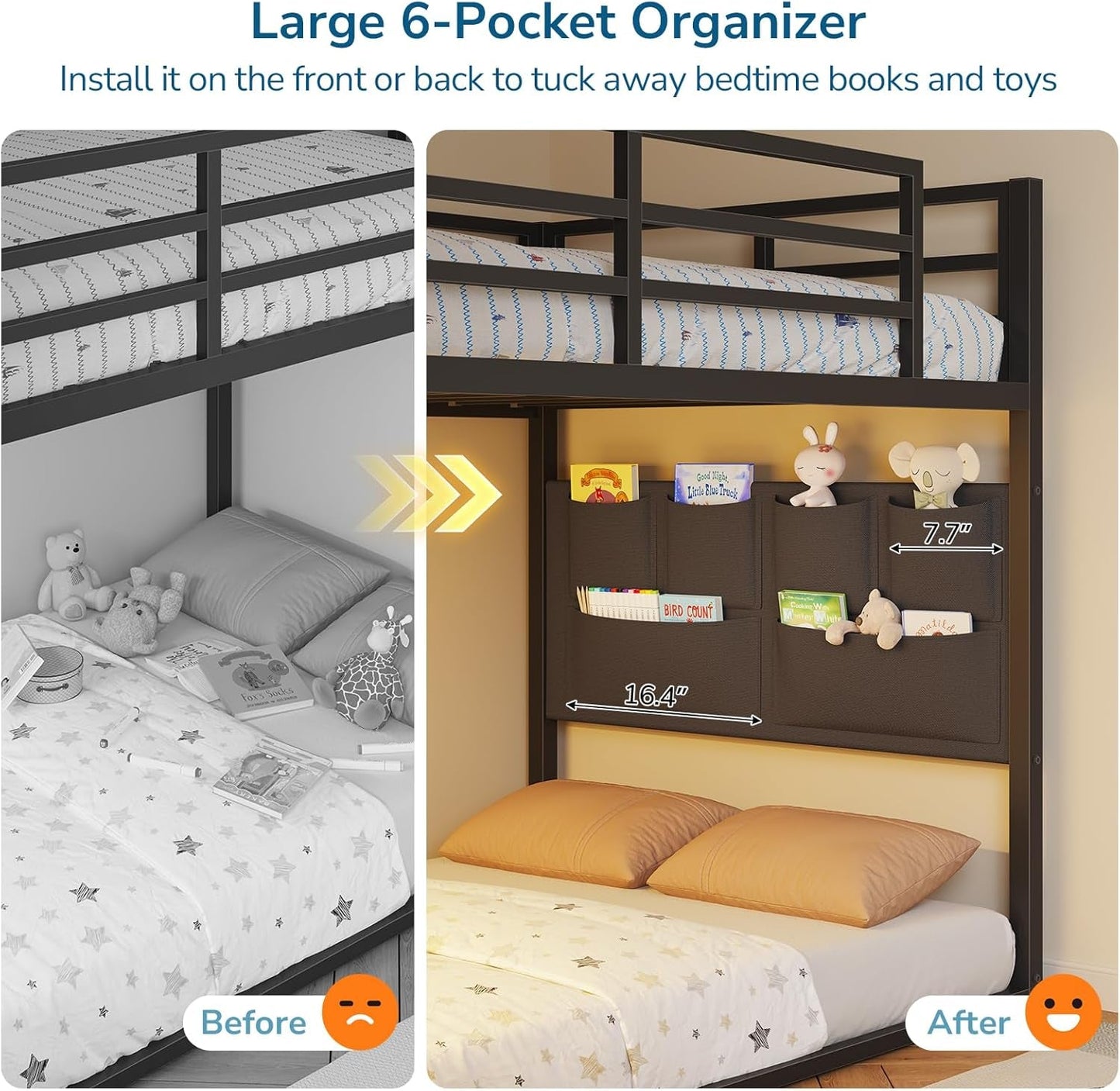 Twin Bunk Bed With Integrated Full Length Storage Drawers Black
