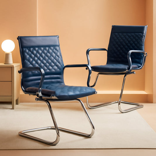 Ergonomic Navy Blue Premium Grade Office Desk Chair