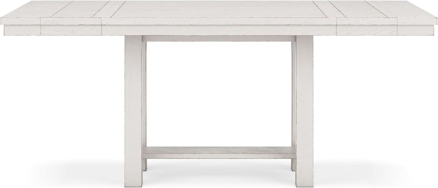Robbinsdale Counter Height Dining Extension Table 42W 86D White