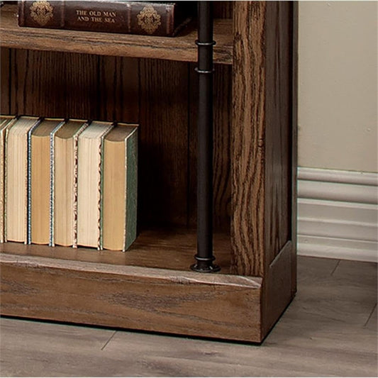 Spacious Brown Contemporary Bookcase With Five Shelves