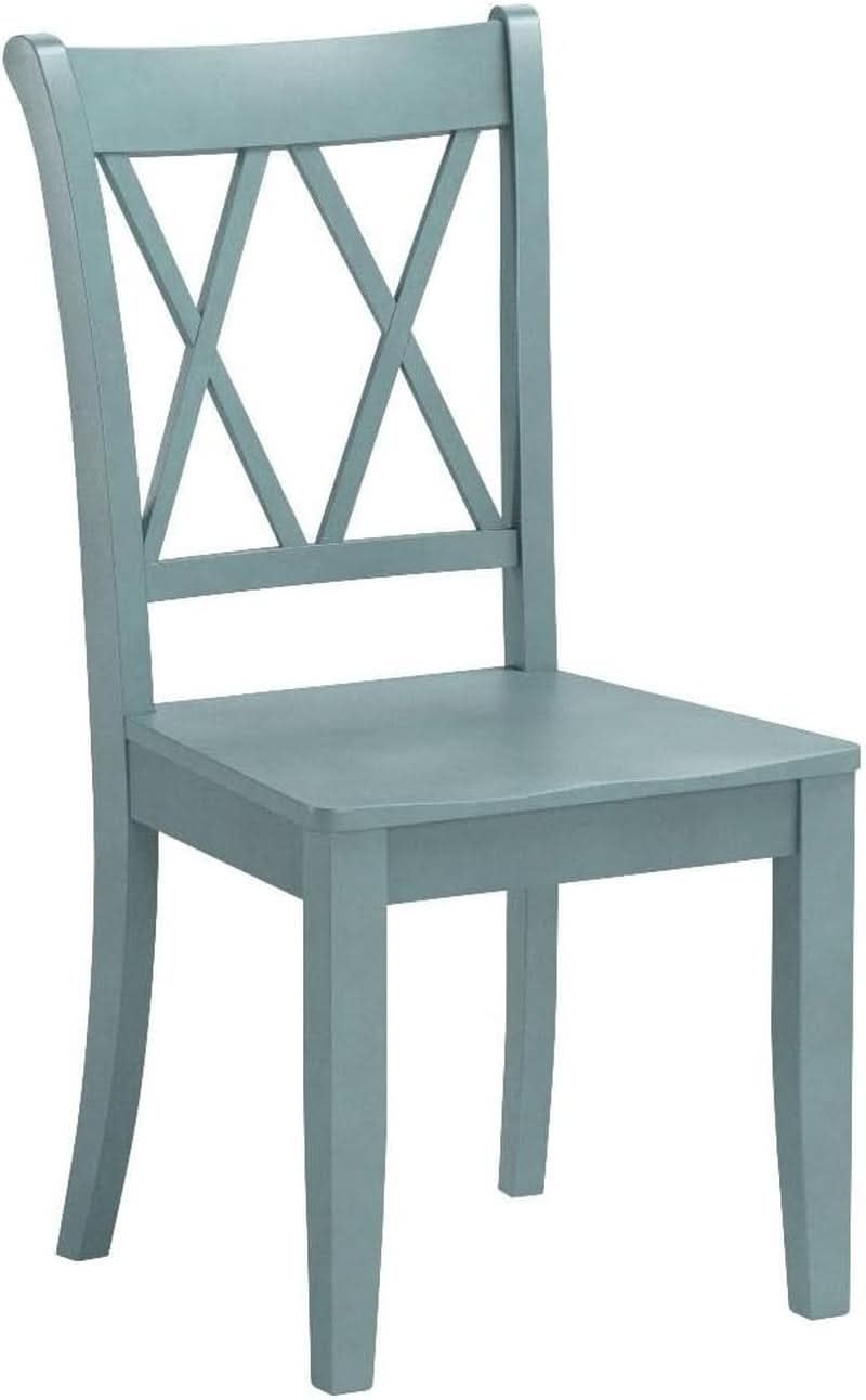 2 Rubberwood Dining Chairs With Ergonomic Backrest