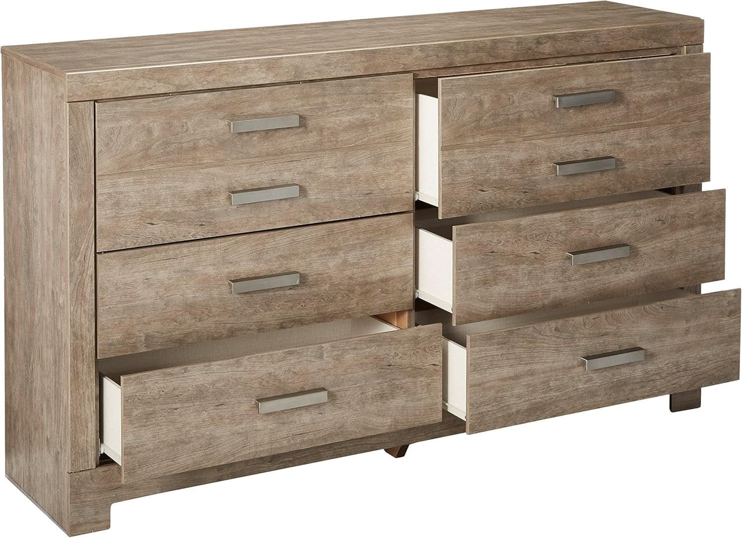 Culverbach Scandinavian Dresser 6 Drawers Weathered Gray