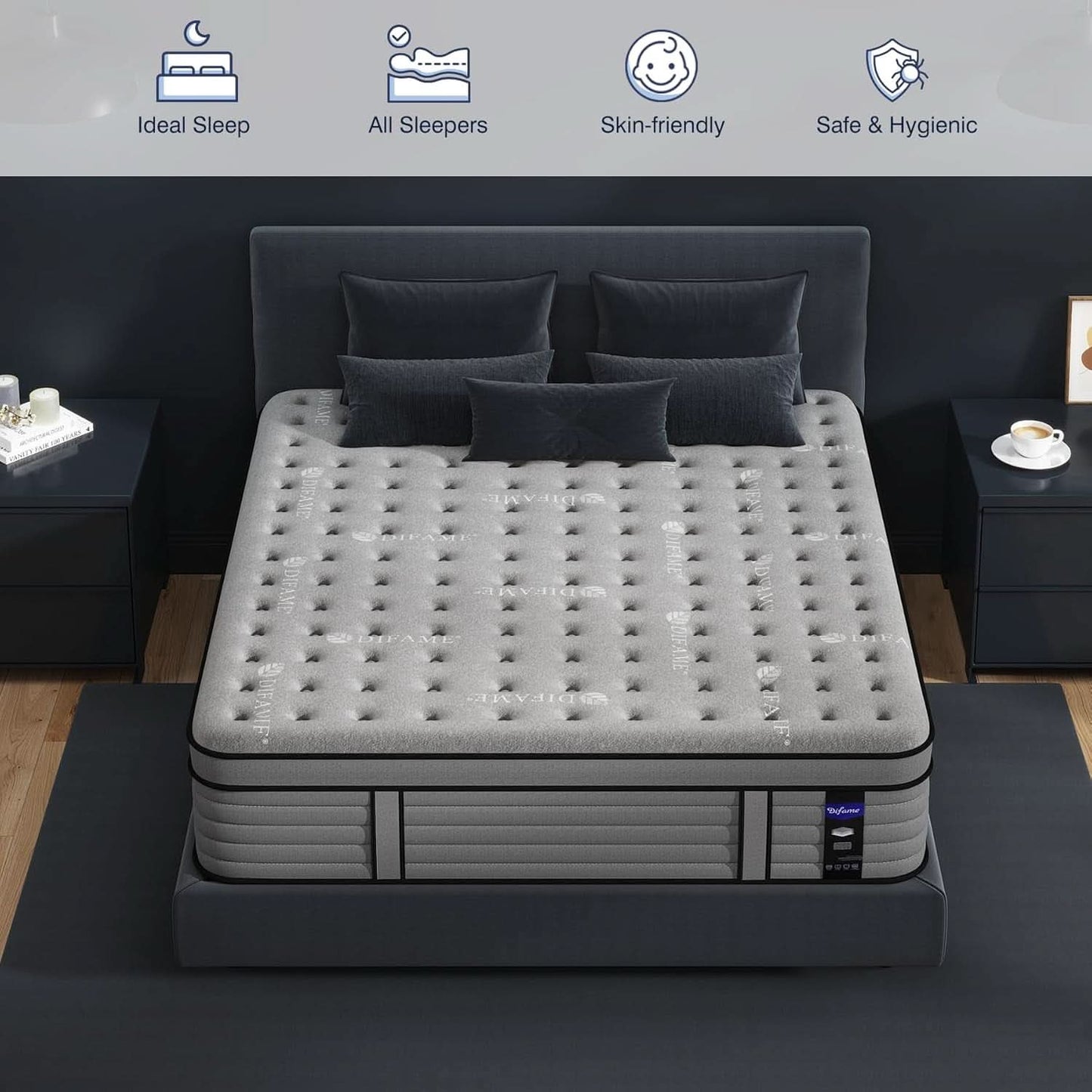 Queen Size Premium GelInfused Memory Foam Mattress-4
