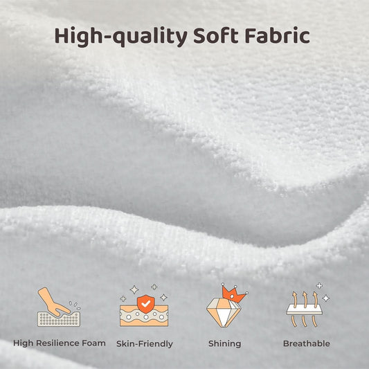 Snow White Memory Foam Plus Plat form Bed King Bed Frame