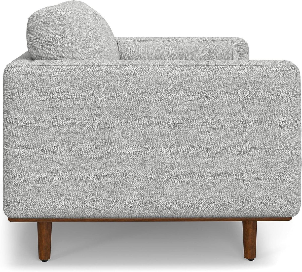 Morrison 72 Inch Mid Century Modern Sofa Set Mist Grey