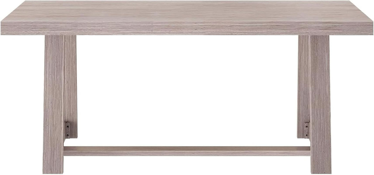 72 Inch Farmhouse Solid Wood Dining Table Rectangular Kitchen Table
