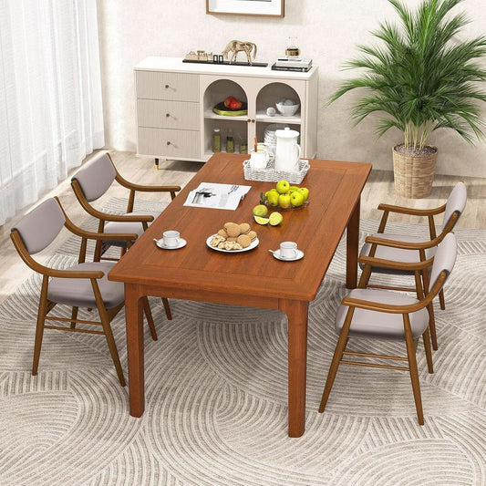 Wooden Velvet Upholstered Dining Chairs Rubberwood