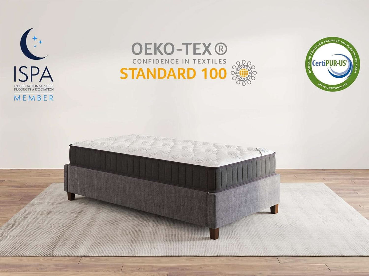 Twin Hybrid Mattress Medium Firm Comfort and Support-4