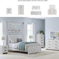 Ashley Cayboni Farmhouse Queen Panel Bed White wash