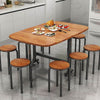 Forty Seven Inch Drop Leaf Folding Dining Table Solid Wood