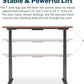 Electric Standing Desk 60x30 Memory Presets Studio