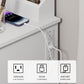White Vanity Table Set With Extra Large Storage Drawers