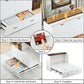Queen Murphy Bed Frame Integrated Charging Station White-2