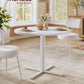 Snow White Round Dining Table 31 Inch Diameter Seats Four
