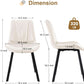 White Upholstered Faux Leather Dining Chairs Fourpack