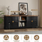 67 Inch TV Stand Entertainment Center Featuring Storage