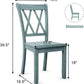 2 Rubberwood Dining Chairs With Ergonomic Backrest