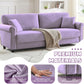 Deluxe Velvet 83 Inches Luxury Loveseat Purple Shade-4
