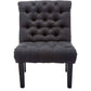 Gray Accent Chair With Wood Legs For Living Room Decor