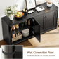 60 Inch Sideboard Buffet Cabinet With Adjustable Shelves