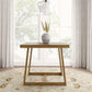 Counter Height Dining Table Forty One Inch Pecan Wire brush