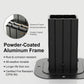 10x15 Hardtop Gazebo Black Flame Retardant Curtain