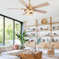 Contemporary 52-Inch White Ceiling Fan Remote Unit
