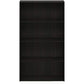 Espresso Four Tier Bookcase Bookshelf Storage Shelves