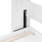 Queen Murphy Bed With Bright White Storage Cabinets