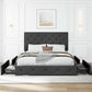 Upholstered Queen Platform Bed With Storage Drawers