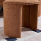 Brown Upholstered 53Inches Storage Ottoman Bench Stools
