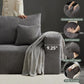 Gray 113 Inch Modular Upholstered Sectional Sofa Sleeper