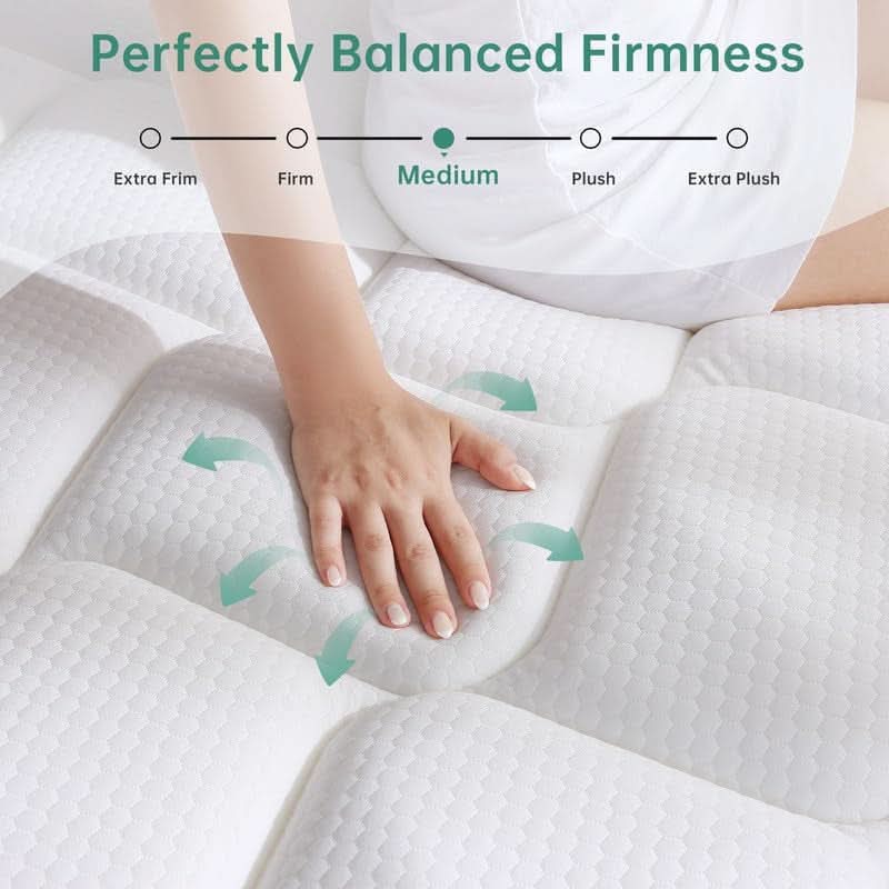 Full Size 10 Inch Hybrid Thermoregulating Mattress-3