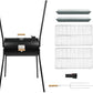 Portable Charcoal Grill With Thermometer Dual Sided