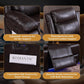 Brown Colorful LED Lighting Premium Reclining Sofa