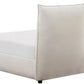 Linna Chenille Upholstered Eastern King Bed Beige Finish