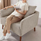 Oversized Camel Upholstered Accent Chair Living Room