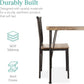 Drift Brown Contemporary Rectangular Dining Table Set
