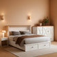 White Queen Murphy Versatile Cabinet Bed With Mattress