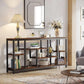 Brown Console Sofa Table 70.9Inch Industrial Finish