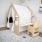 Large Colorful Indoor Playhouse FiveInOne Chalkboard