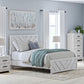 Ashley Cayboni Farmhouse Queen Panel Bed White wash