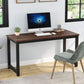 55 Inch Computer Desk Rustic Brown For Home Office