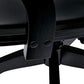 Deluxe Wood Banker Desk Chair Black Adjustable Height Tilt